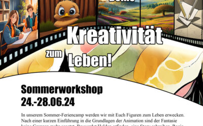 Workshop Animation im Sommerferien-Camp von Kolibri e.V.